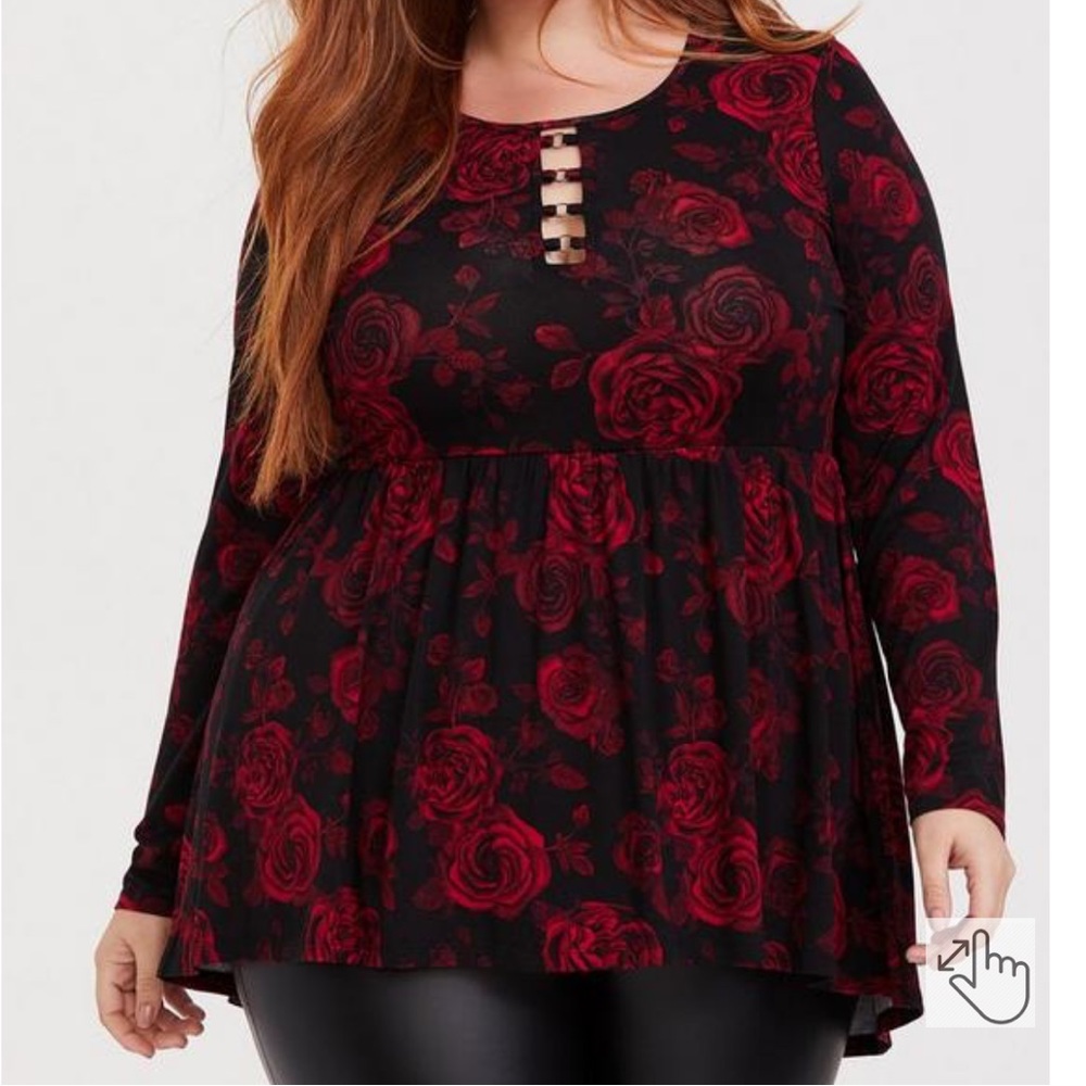 Torrid Rose Top